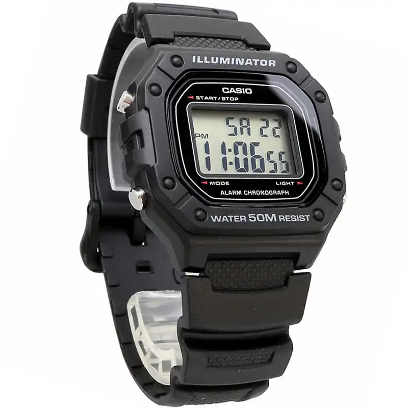 ساعت کاسیو مدل CASIO W-218H-1A